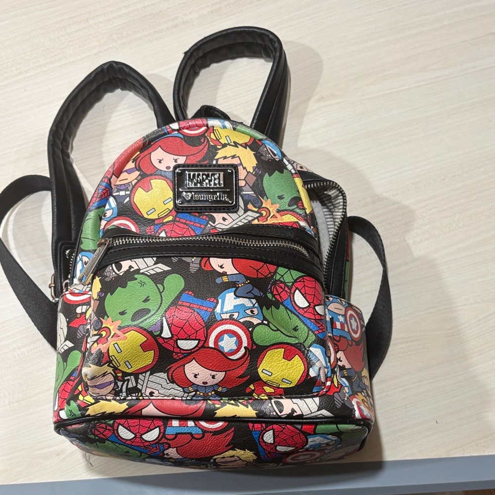 Marvel Superhero Backpack/ Purse - Black and Red
